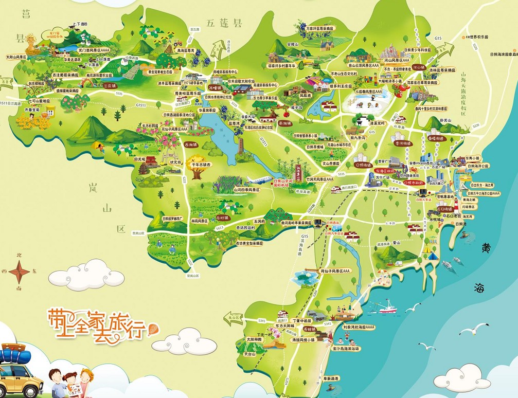 潍城景区使用手绘地图给景区能带来什么好处？